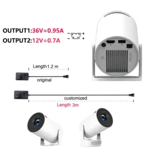 HY300pro+ Power Extension Cable 1.2m/3m 13 Sb0539e514c85413b92c51e81cd812bb1q