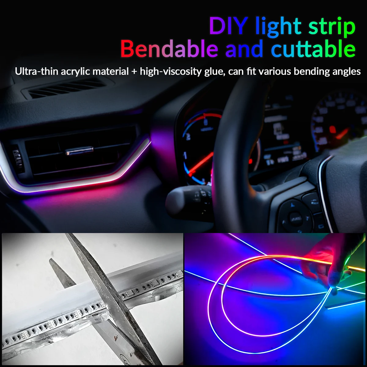 18IN1 RGB Car Ambient Lighting System 3 18IN1 RGB Car Ambient Lighting System - Image 3