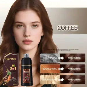 Meidu 3-in-1 Black Hair Dye Shampoo 500ml 17 Sb0754cd35fe74ff19082d425c3f94e982