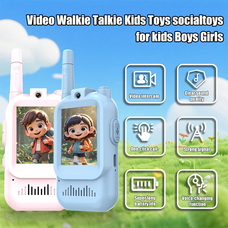 Vibrant Kids Walkie-Talkies with HD Screens 2 Vibrant Kids Walkie-Talkies with HD Screens - Image 2