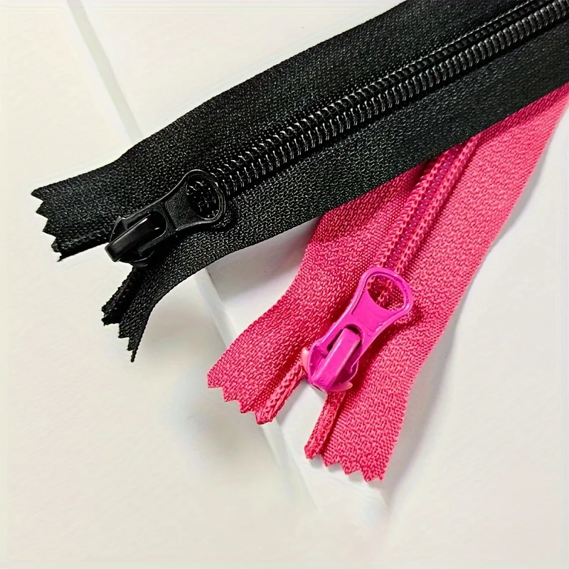 Vibrant 5-Piece Nylon Zipper Set for Crafting 3 Vibrant 5-Piece Nylon Zipper Set for Crafting - Image 3