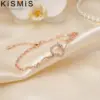 Rose Gold Heart Zircon Bracelet for Women
