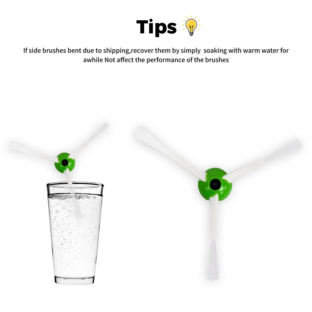 Vibrant Green Roomba Side Brush Set for i and e Series 4 Vibrant Green Roomba Side Brush Set for i and e Series - Image 4