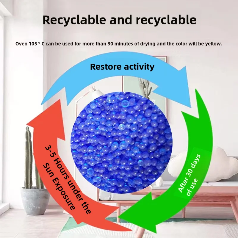 Blue Silica Gel Desiccant Packets for Moisture Control 4 Blue Silica Gel Desiccant Packets for Moisture Control - Image 4