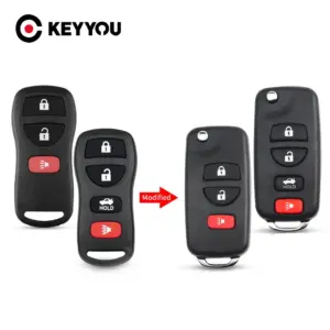 Black ABS Nissan & Infiniti Key Shell Case