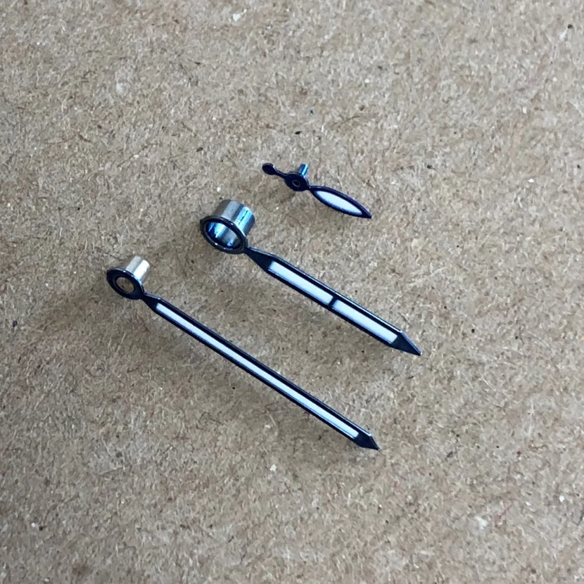 Luminous Watch Hands Set for ETA6498/6497 6 Luminous Watch Hands Set for ETA6498/6497 - Image 6