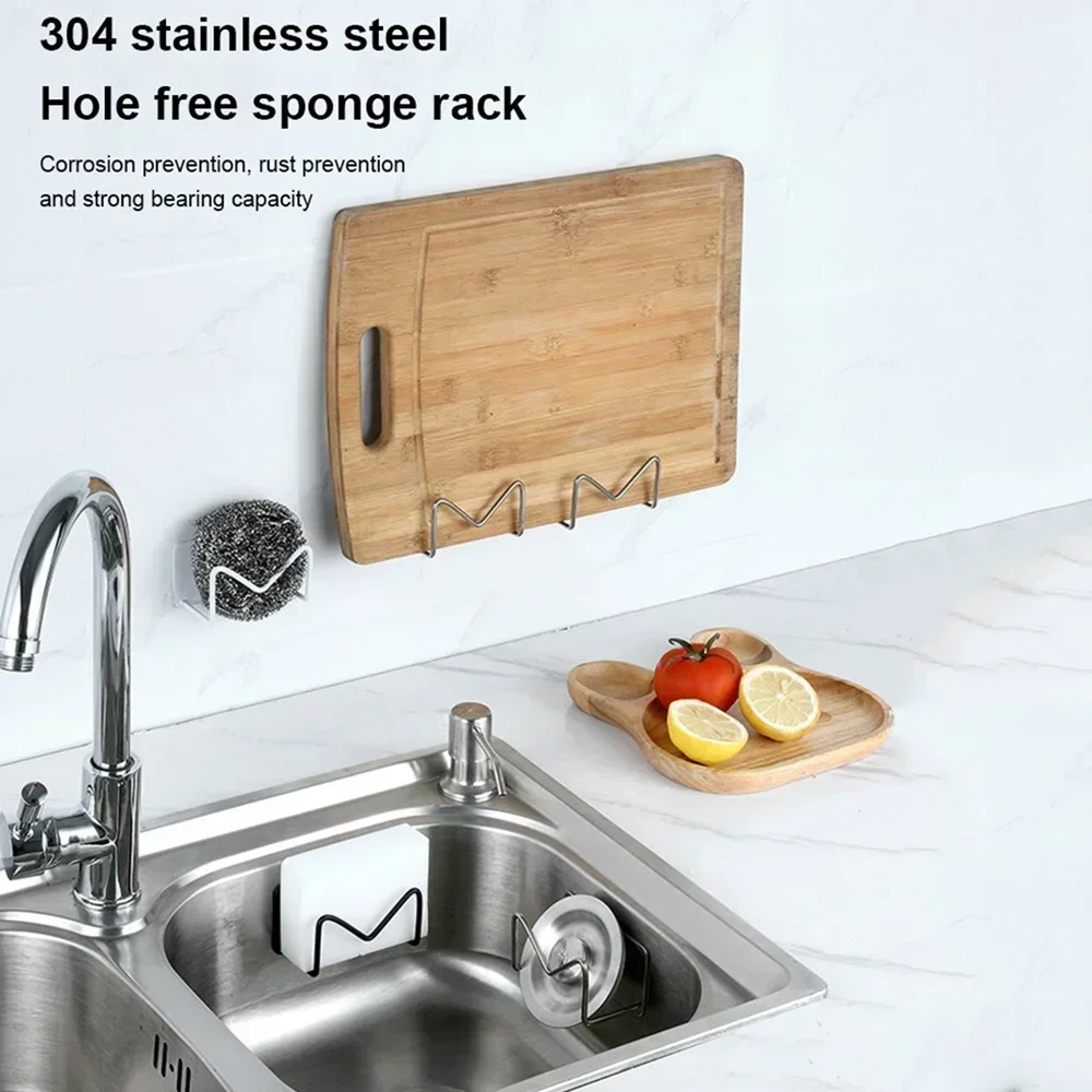 Stainless Steel Sink Organizer Rack 5x5x9cm 3 Stainless Steel Sink Organizer Rack 5x5x9cm - Image 3