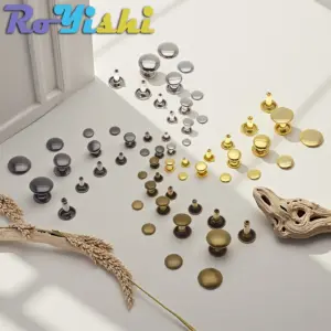 Iron Rivets Set for Leather and Crafts 12 Sb1b51421aa744cf1bbb5f7a7405b9e807