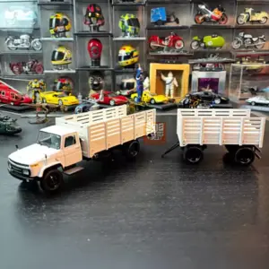 Vintage 1980s Cargo Truck Diecast Model 12 Sb27fb63e6c0f42cdb846ee1ea6cfd64eI