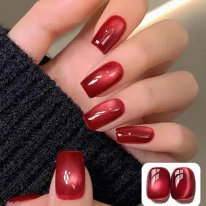 Cherry Wine Red Gel Nail Polish Set 17 Sb2849d105ec848ba81b697761f4251fcS