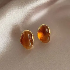 Vintage Resin Tiger Eye Drop Earrings 14 Sb28b9f98b7f94fc4a5a8c06f95149d06M 2