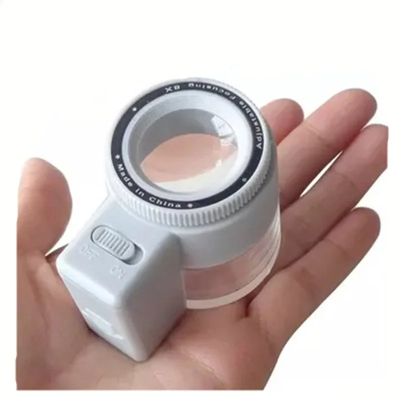 8X Illuminated Magnifier with Acrylic Lens 4 8X Illuminated Magnifier with Acrylic Lens - Image 4