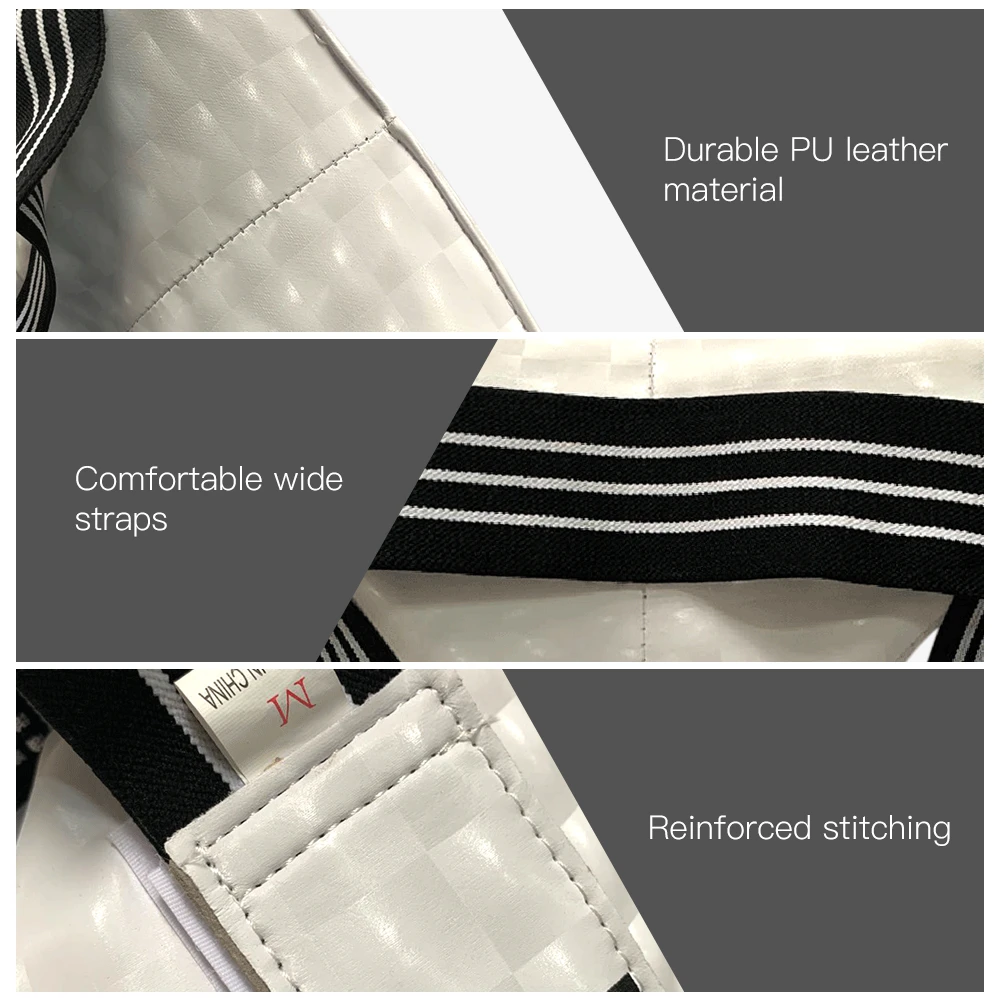 Durable White PU Groin Protector for Adults 5 Durable White PU Groin Protector for Adults - Image 5