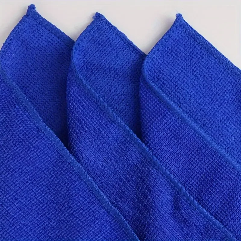 Blue Microfiber Cleaning Towel Set (30x30 cm) 5 Blue Microfiber Cleaning Towel Set (30x30 cm) - Image 5