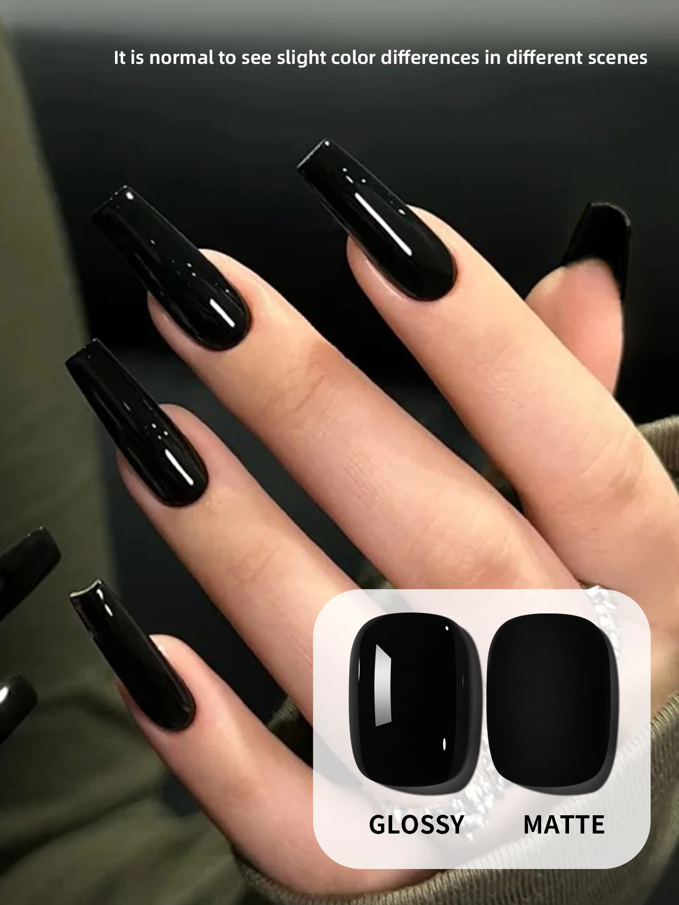 Black Gel Polish 15ml for UV/LED Nails 4 Black Gel Polish 15ml for UV/LED Nails - Image 4