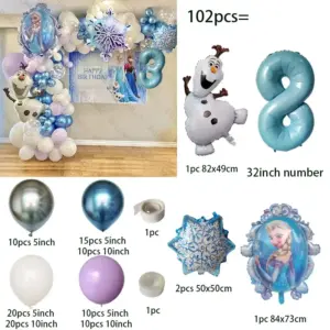 Frozen Themed Foil Balloon Set for Celebrations 18 Sb377c75c59024c048e3511422544f9f8q