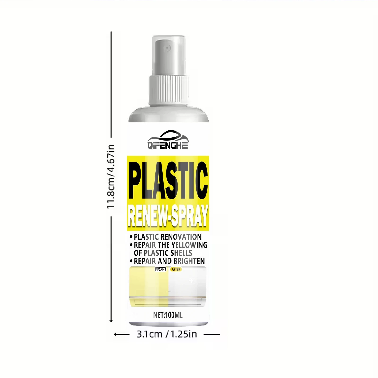 Plastic Yellowing Repair Spray 100ml 6 Plastic Yellowing Repair Spray 100ml - Image 6