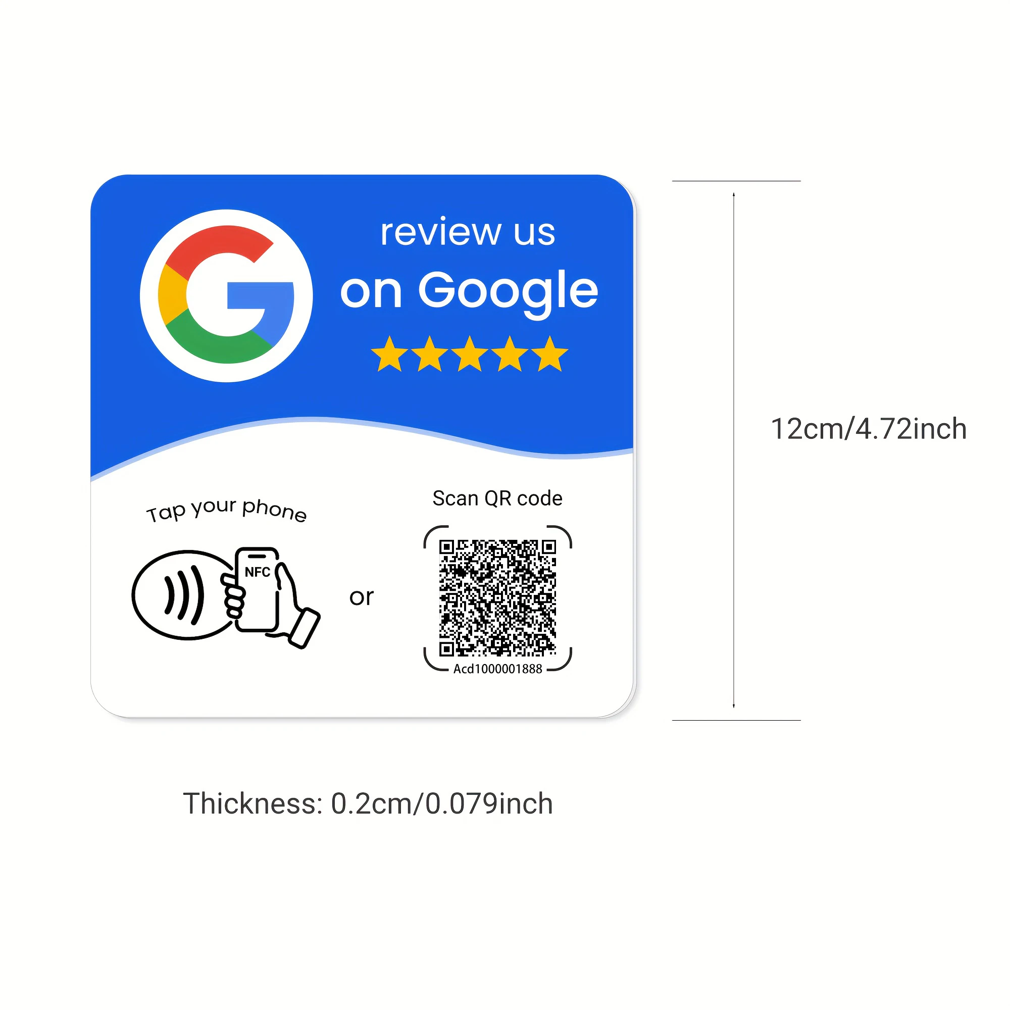 Programmable NFC Card for Google Reviews 2 Programmable NFC Card for Google Reviews - Image 2