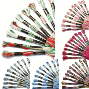 Vibrant Mercerized Cotton Embroidery Floss Set 13 Sb41bd6f810ff4dd69bcf9eb61bd78a75s