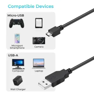 Durable PS4 Micro USB Charging Cable 9 Sb46e6fd0ab624aee8142b3860b0532f9i