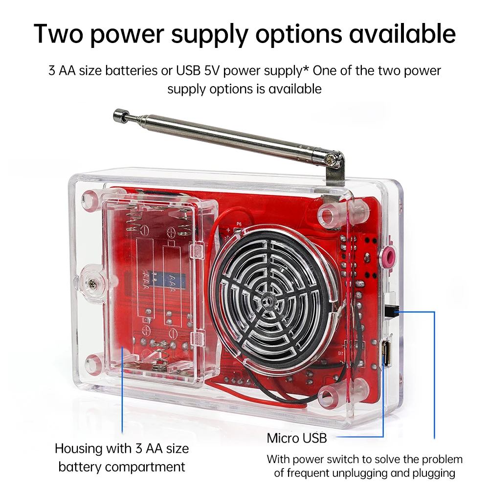 RDA5807 FM Radio DIY Kit for Enthusiasts 4 RDA5807 FM Radio DIY Kit for Enthusiasts - Image 4