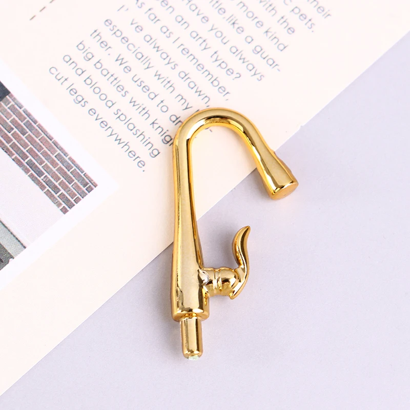 Miniature Dollhouse Faucet Set in Gold & Silver 5 Miniature Dollhouse Faucet Set in Gold & Silver - Image 5