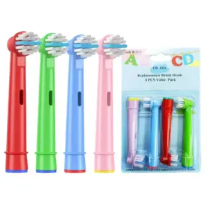 Colorful Kids' Electric Toothbrush Heads for Oral B