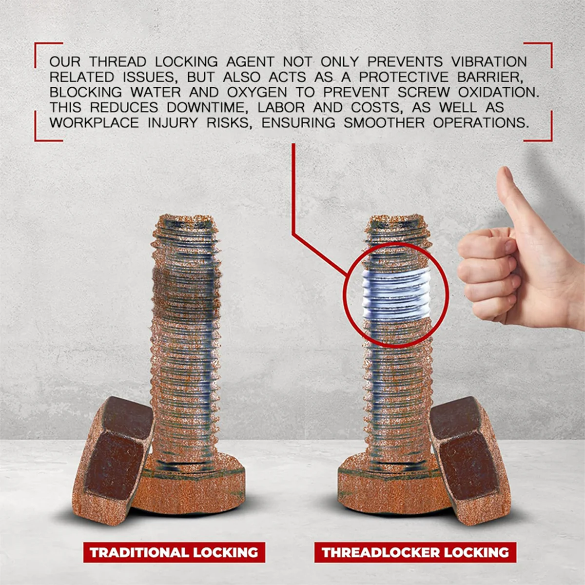 JXUX Threadlocker 243/271 for Metal Fasteners 4 JXUX Threadlocker 243/271 for Metal Fasteners - Image 4