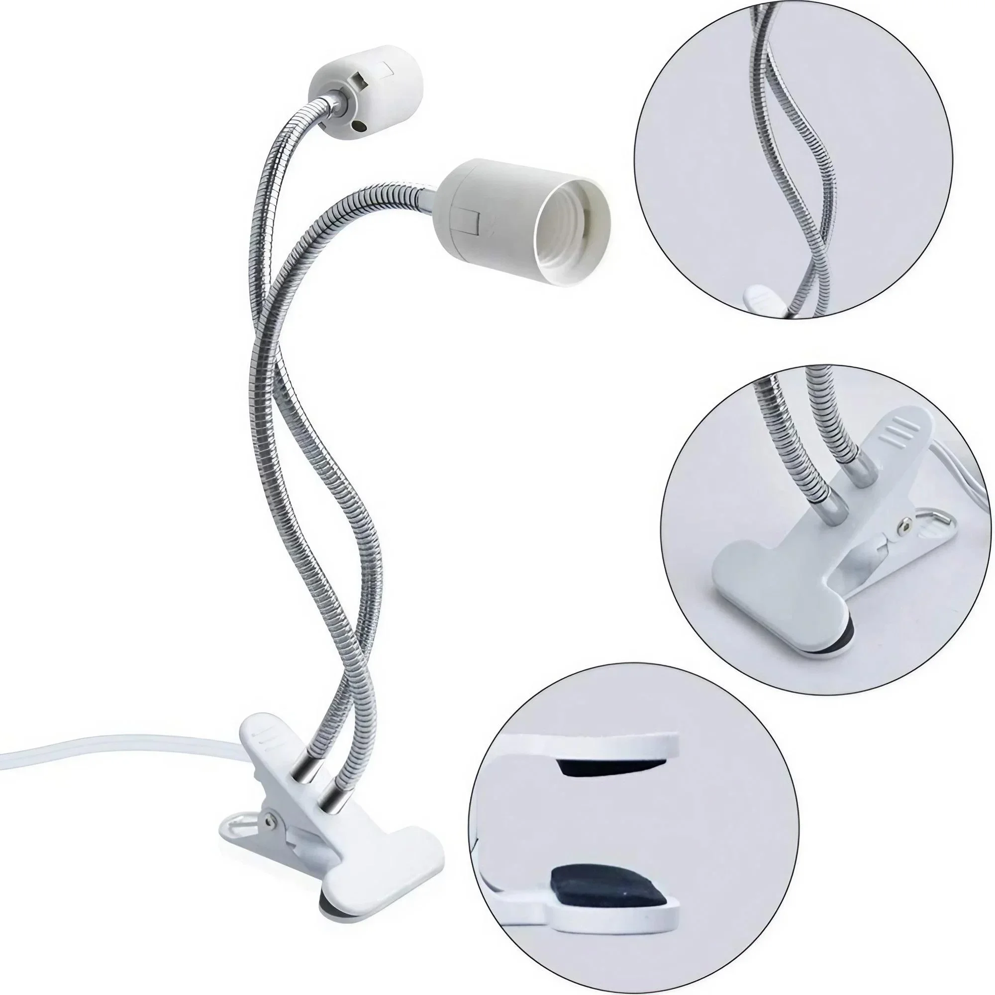 Dual-Head E27 Adjustable LED Light Socket 3 Dual-Head E27 Adjustable LED Light Socket - Image 3