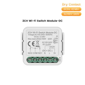 GIRIER WiFi ZigBee Dry Contact Switch Module 18 Sb678bde39e0e4f28bf6d0314b2b393eeR