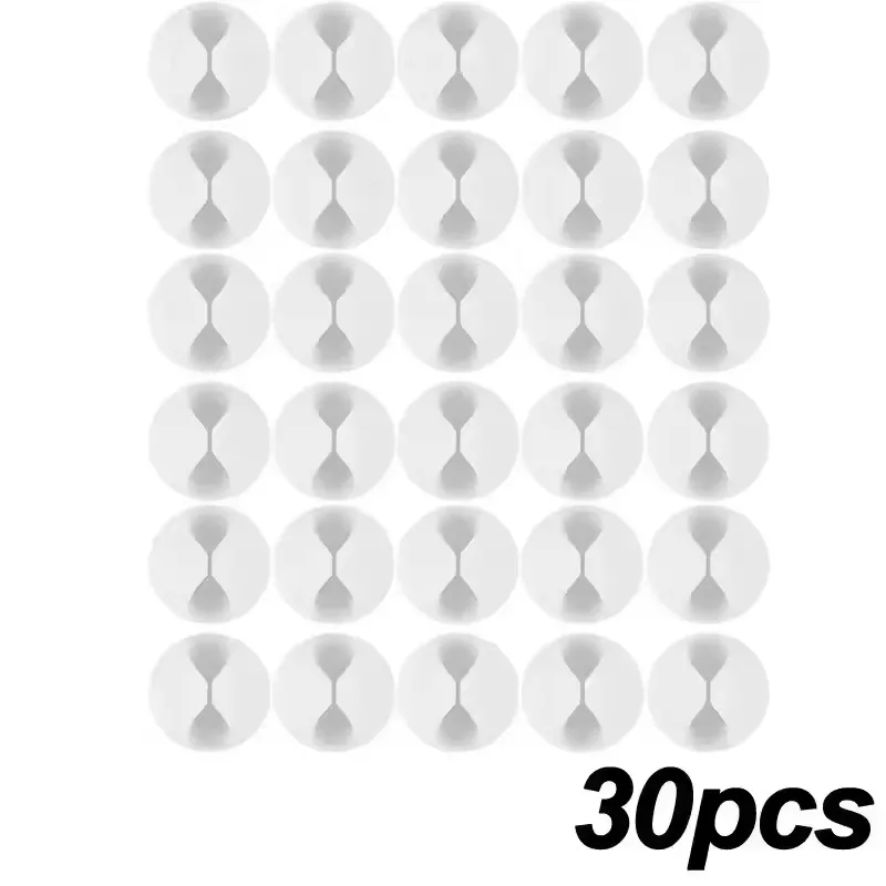 Mini Silicone Cable Winders with Adhesive Set of 5-50 10 Mini Silicone Cable Winders with Adhesive Set of 5-50 - Image 10