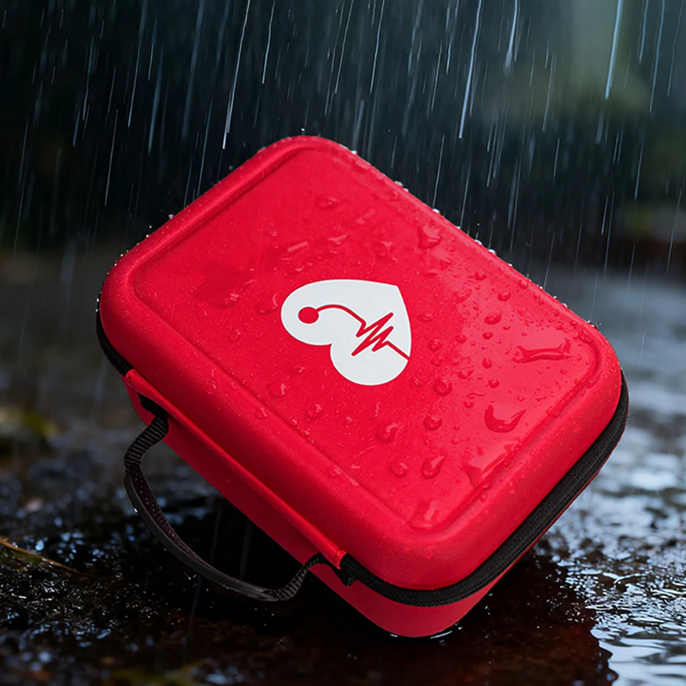 Red and Black Medical Storage Case for BP Monitors 5 Red and Black Medical Storage Case for BP Monitors - Image 5