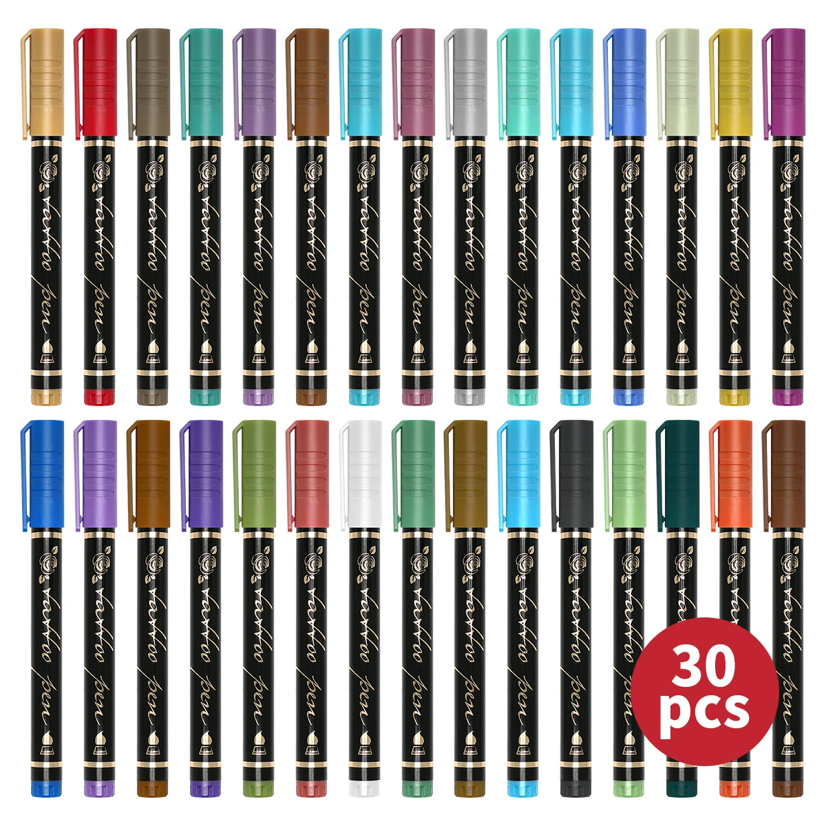Vibrant 10-Color Face Paint Marker Set 8 Vibrant 10-Color Face Paint Marker Set - Image 8