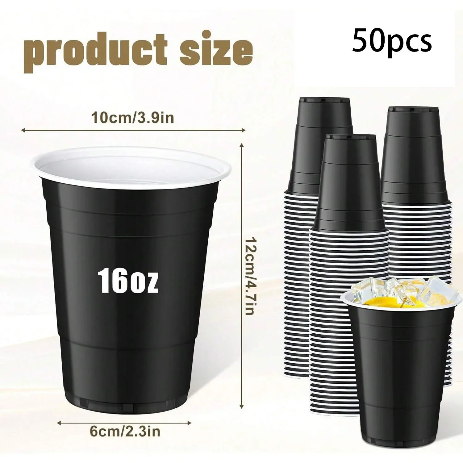 Black Disposable Cups for Events 7 Black Disposable Cups for Events - Image 7