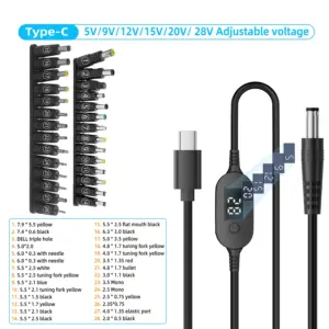 USB-C to DC Power Cable 140W, 100cm 16 Sb789acbfca74400faa90ed26febd626fi