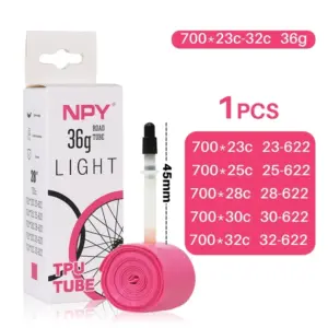 Ultra-Light TPU Bike Inner Tube for 700C Wheels 19 Sb7c0f8b9d410400b88a92c868f5da857M