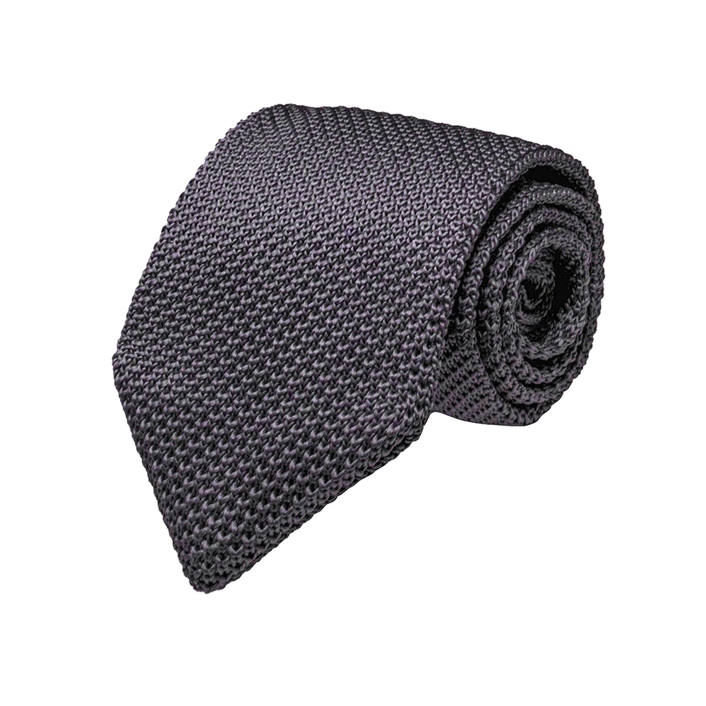 Men's Knitted Solid Neck Tie - 148cm, Cotton-Poly Blend 3 Men's Knitted Solid Neck Tie - 148cm, Cotton-Poly Blend - Image 3
