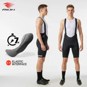 RION Men's Cycling Bib Shorts with Advanced Pads