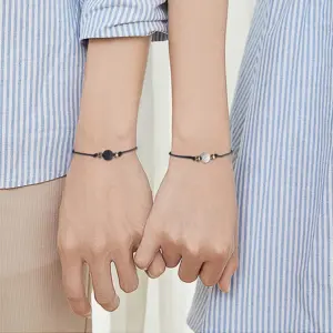 Adjustable Couple’s Bracelets Set in Waterproof Yarn 7 Sb8391321fc3744a1ab0f0ac9a8a1e2021