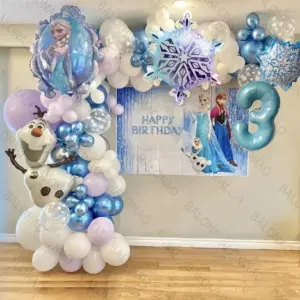 Frozen Themed Foil Balloon Set for Celebrations