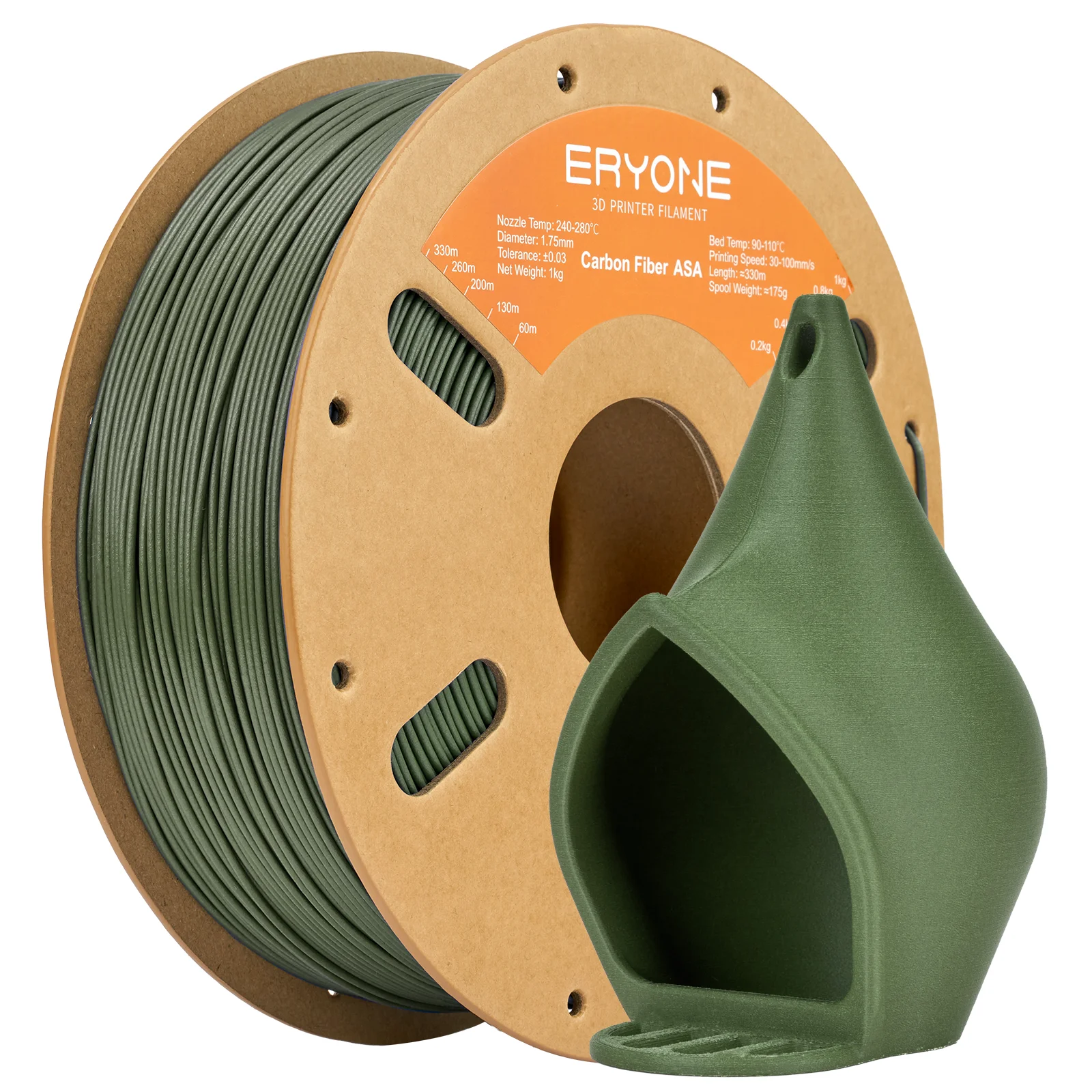 ERYONE 1kg ASA Carbon Fiber 3D Filament 9 ERYONE 1kg ASA Carbon Fiber 3D Filament - Image 9