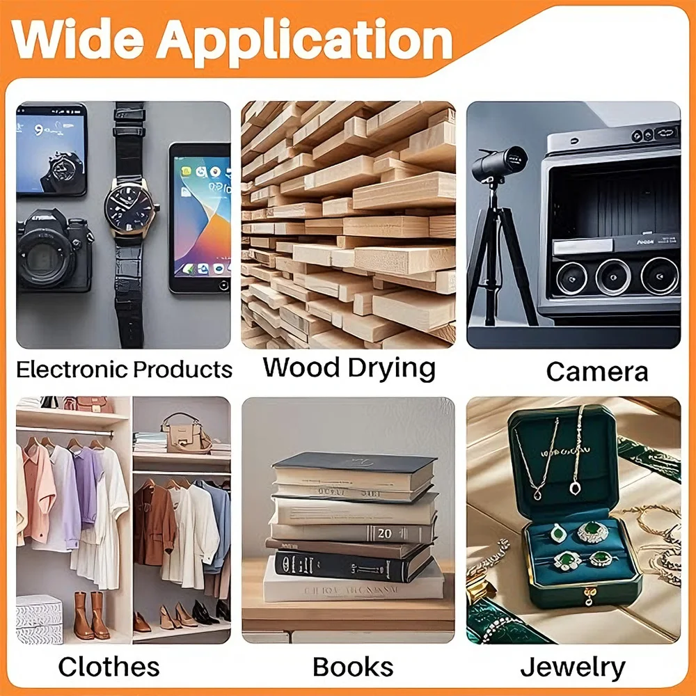 Reusable Silica Gel Moisture Absorber with Indicator 5 Reusable Silica Gel Moisture Absorber with Indicator - Image 5