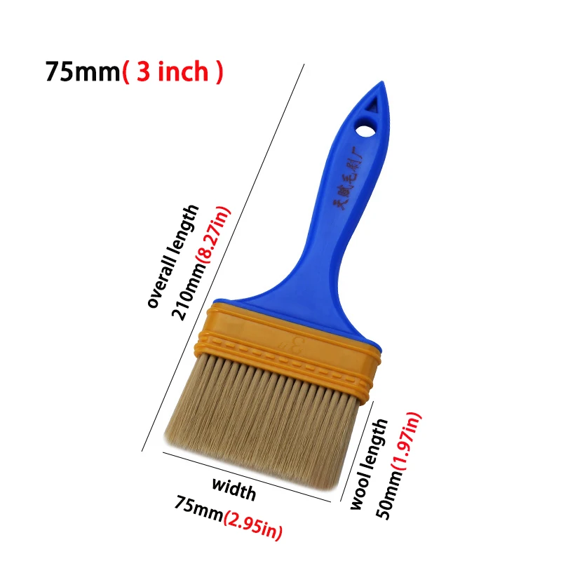Blue Plastic Handle Wire Brush 1.0-5.0 mm Thickness 4 Blue Plastic Handle Wire Brush 1.0-5.0 mm Thickness - Image 4