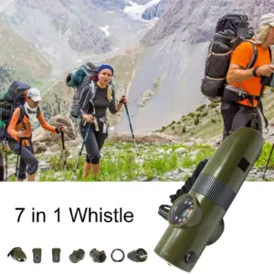 7-in-1 Outdoor Survival Whistle with Compass 9 Sb9821088f98e431cb77834fcdf0a87b20