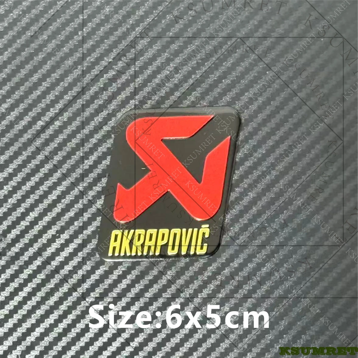 Bold Akrapovic Motorcycle Logo Decal Set 5 Bold Akrapovic Motorcycle Logo Decal Set - Image 5