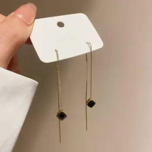 Vintage Black Square Drop Earrings for Women 14 Sb99c994fc56e4d6a918236c64137d539A