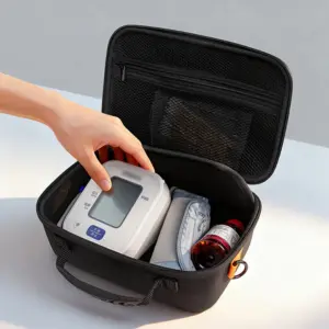 Black EVA Travel Case for Blood Pressure Monitors 9 Sb9ae6b185d7e4b108db5a3c724702632w