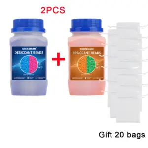 Reusable Silica Gel Moisture Absorber with Indicator 17 Sba051ece87c348d2b7d9834d754c163cv