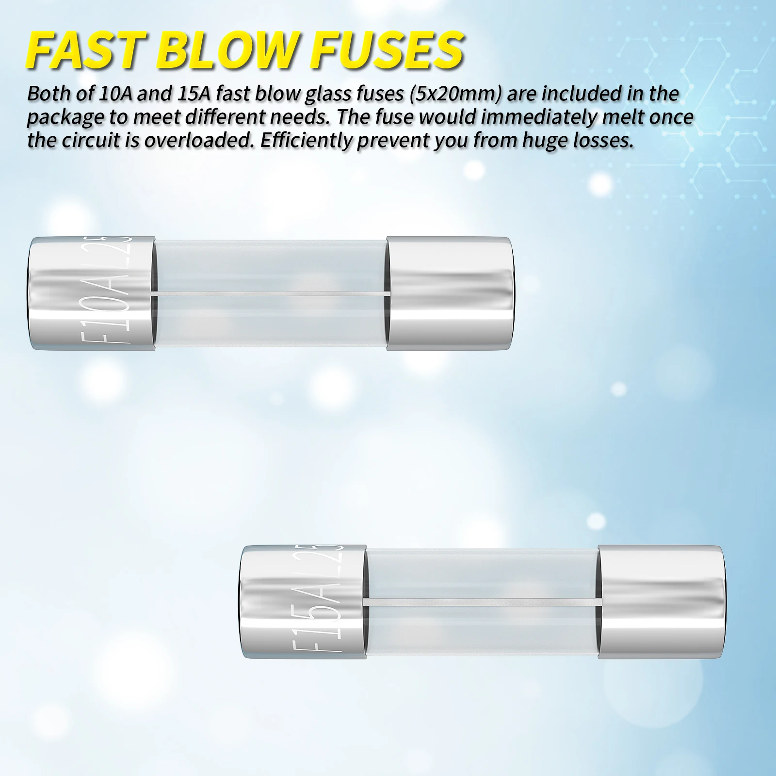 Weatherproof Panel Mount Fuse Holders Set 2 Weatherproof Panel Mount Fuse Holders Set - Image 2