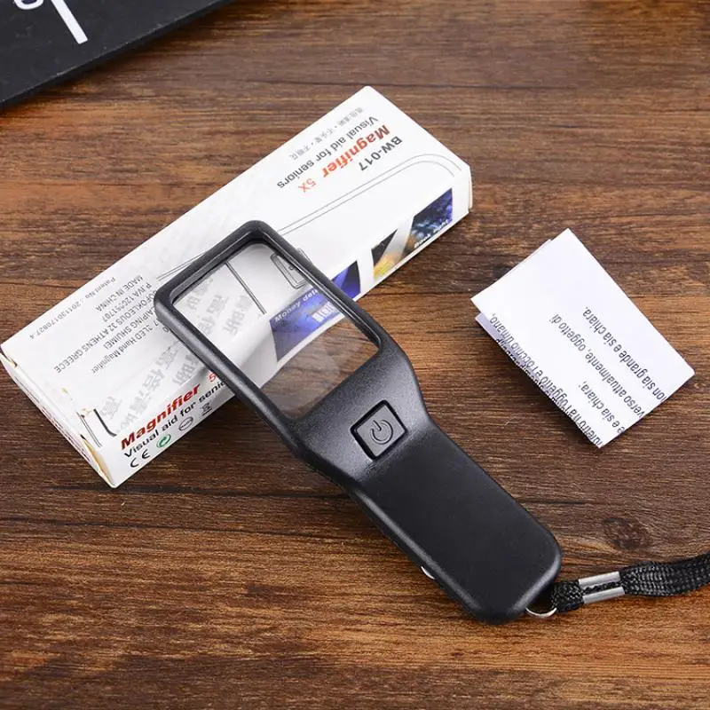 Pocket 5X Magnifier with UV & LED Light 4 Pocket 5X Magnifier with UV & LED Light - Image 4